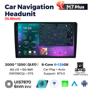 M7 PRO 안드로이드 15 2K QLED 스크린 차량용 비디오 2din 범용 오토라디오 모든 차량용 GPS 파크라 음성 제어 360 카메라 - Product Image 3
