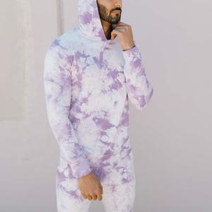 Última llegada de la mejor fabricación Tie Dye chándal para hombres antiarrugas transpirable cómodo peso pesado Venta caliente - Product Image 4