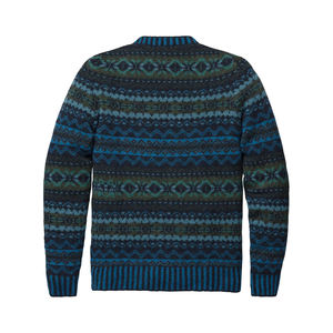 Pull décontracté d'hiver pour homme grande taille, coupe ample, col rond, doublure en laine, imprimé numérique, anti-boulochage, anti-plis, respirant - Product Image 1