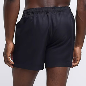 Top Quality Regular Fit 100% <b>Nylon</b> Side <b>Slip</b> Pockets Waist Black Regular Fit Swim Shorts Unisex Slim Fit - Product Image 5