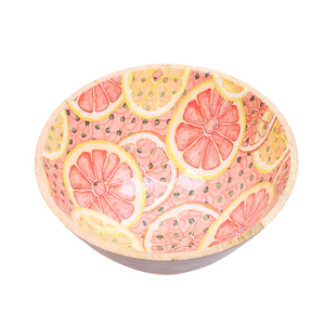 Cuenco impreso de madera Impresión personalizada Logotipo láser Artesanía de madera ecológica Ensaladera Cuenco para servir frutas Venta superior - Product Image 4