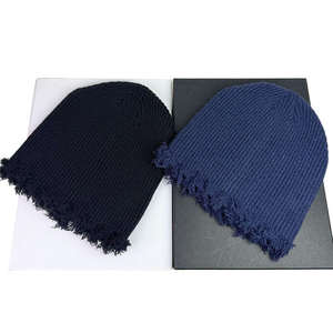 Nouveau bonnet en tricot ample et délavé, bonnet d'hiver chaud pour le ski, bonnet à motif imprimé adapté à la plage, bonnet contre le froid - Product Image 5