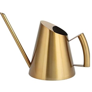 Regadera decorativa hecha a mano de estilo moderno rojo oscuro Forma personalizada Nueva lata de agua de metal con diseño único - Product Image 6