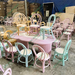 <b>Magic</b> Garden Rattan Kids Chairs - Playful Design for Imaginative Spaces for Indoor Outdoor Party - Product Image 3