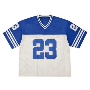 Boxy Jersey <b>Shirt</b> Crop American Football Jerseys Custom <b>Patchwork</b> Design Football Jersey - Product Image 2