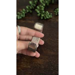 Vintage Navajo Fashion <b>Cuff</b> <b>Bracelet</b> with Multi-Stone & Sterling <b>Silver</b> Inlay - Product Image 3