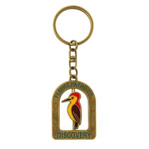 Personalized Zinc Alloy Vintage Cartoon Fashion Spinner Rotating Keyring Novelty Custom Logo Keychain - Product Image 3