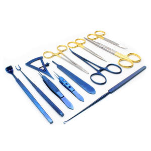 Juego de Instrumentos para Blefaroplastia y Cirugía de Párpados, 13 Piezas, Acero, Manual, de KAHLU ORTHOPEDIC - Product Image 1