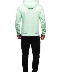 Nueva llegada de tela cómoda chándal hombres última moda 2 piezas hombres transpirable secado rápido ropa Casual Jogging chándal - Product Image 4
