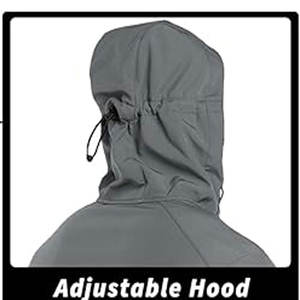 Veste Softshell personnalisée pour hommes Veste Softshell confortable Coupe-vent Respirante Veste Softshell pour hommes - Product Image 4