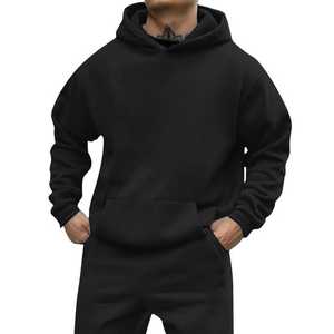 Sublimación en blanco Sudaderas con capucha ligeras Venta al por mayor Pullover Hombres Sudadera con capucha Hombro caído Sudaderas con capucha blancas Hombre - Product Image 6