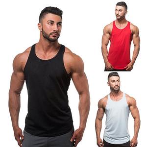 Débardeur de fitness personnalisé de qualité supérieure pour hommes vêtements de sport en coton durable grande taille style de couleur personnalisée en gros - Product Image 1