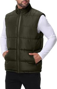 Venta Directa de Fábrica, Chaleco Acolchado Personalizado de Alta Calidad, Transpirable, con Cierre Completo, para Hombre, Ropa de Abrigo Informal de Invierno - Product Image 5