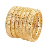 Vente en gros de bracelets en plaqué or 14K 18K 24K, bijoux bracelets de mode, bracelets traditionnels, bijoux en or rempli Oro Joyeria