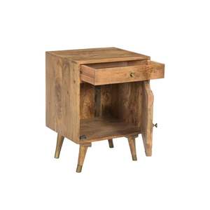 Nouvelle collection Clio, table basse moderne et antique, luxe, bois naturel brun tabac, bois massif pour salon, chambre à coucher - Product Image 3