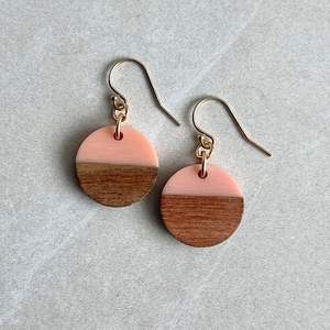ต่างหูห้อยทำจากไม้ขายส่ง - Product Image 5