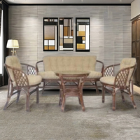 Vente chaude BAHAMA SET Canapé 3 PLACES Canapé Moderne et Table Basse Ensemble pour Élégant et Confortable Minimaliste pour Meubles de Maison
