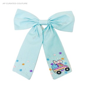 2025 Pascua nueva colección indio hecho a mano con cuentas lazo de pelo de moda Venta caliente arco opciones de personalización lazo de pelo de moda - Product Image 4