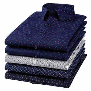 Vente en gros de chemises pour hommes respirantes à manches courtes en coton 100% Oxford | Chemise d'uniforme de bureau de couleur unie décontractée de grande taille - Product Image 6