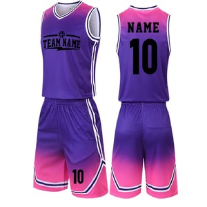 Ensemble de maillots d'entraînement de basket-ball pour adultes Combinaison de sport respirante avec short à double poche Uniforme de tir de grande taille - Product Image 1
