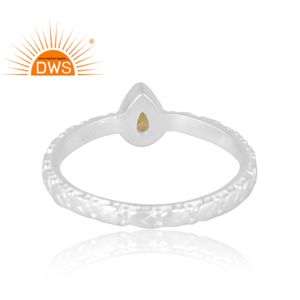 Trending Design 925 Sterling Silver Natural Peridot Gemstone Ring Custom Design Jewelry For Women Gift For Her - Product Image 2