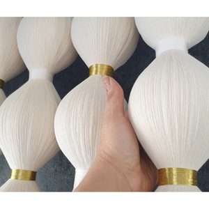 Tapisserie Saturne, grande suspension murale en macramé tissée à la main, motif feuille bohème pour la décoration intérieure, style Art Déco - Product Image 2