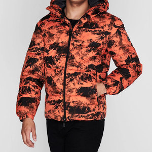 Veste d'hiver pour hommes de haute qualité Nouveau design Streetwear Style Casual Bubble Puffer Stand Canvas Broderie Décoration Chauffée - Product Image 5