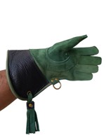 Gants de fauconnerie en cuir personnalisés, piège à animaux, 35 cm de long, imperméables, durables, légers, de haute qualité, fabrication artisanale, toutes saisons