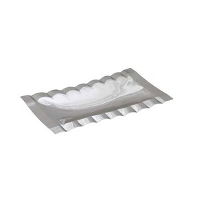 Plateaux de service en métal de plat de service de nourriture d'aspect royal pour la décoration de table de fête de mariage - Product Image 3