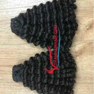 Nouvelles Extensions de Cheveux Remy Vietnamiens 100% Naturels, Bouclés à la Vapeur, Tissage Super Double Drawn, Toutes Couleurs, Prix Usine - Product Image 5