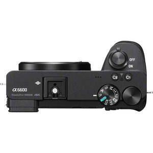 Kit de Cámara sin Espejo A6600 UHD 4K con Batería Adicional, Flash, Memoria U3 V30 de 128 GB y Paquete de Accesorios - Product Image 3