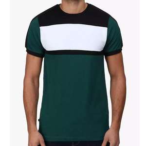 Camiseta de Alta Calidad para Hombre, Color Sólido, Manga Corta, Ligera, 100% Algodón, Logotipo Personalizado, Secado Rápido, Corte Regular, Cuello Redondo - Product Image 1
