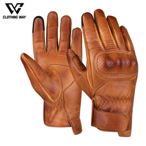 Gants de moto en cuir véritable pour homme, vente en gros, personnalisés, pour l'hiver, pour la conduite à moto, vente chaude - Product Image 1