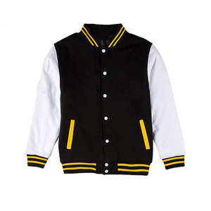 แจ็คเก็ตวาร์ซิตี้คุณภาพดีที่สุด กันแดด ผ้าฟลีซคุณภาพสูง แจ็คเก็ตเลตเตอร์แมนแบบกำหนดเอง แจ็คเก็ตบอมเบอร์วาร์ซิตี้ แจ็คเก็ตเบสบอล - Product Image 6