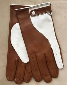 ถุงมือแฟชั่นหนังทำจากหนังแกะคุณภาพสูงสำหรับฤดูหนาว ให้ความอบอุ่น เหมาะสำหรับสวมใส่ลำลองกลางแจ้ง กิจกรรมกีฬา และงานปาร์ตี้ - Product Image 4