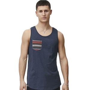 Débardeur de sport respirant et tendance pour homme, coupe ajustée, avec poche avant, idéal pour la course et la musculation, prix abordable, parfait pour l'été - Product Image 4
