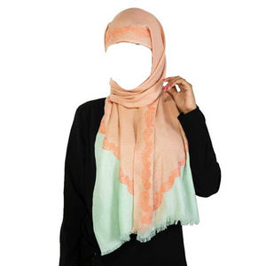 Velo de burka con diseño de niqab, hijab musulmán, abaya islámico, estilo único, origen en la India, CCK, venta al por mayor de fábrica - Product Image 1