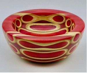 Cuenco de madera de resina nueva con acabado francés, diseño único moderno para hoteles, decoración del hogar, restaurantes y más, Top Running I - Product Image 6