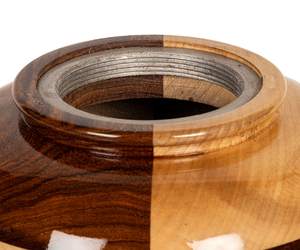 Urna de madera hecha a mano para cremación, recuerdo conmemorativo, urna de madera de abedul de estilo Vintage, cremación personalizada para mascotas hecha a mano - Product Image 2