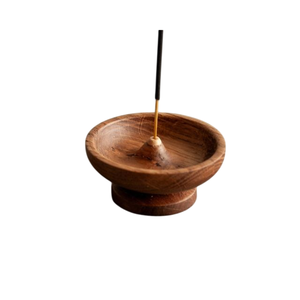 Porte-encens avec récupérateur de cendres pour la maison, le temple, la cérémonie, nouveau design, porte-encens en bois massif naturel - Product Image 3