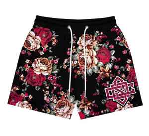 Vente en gros de short en maille pour hommes Service OEM Tissu respirant doux au toucher Vêtements de rue pour adultes Short en maille de polyester 100% pour hommes - Product Image 4