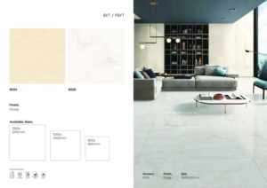 Carreaux de sol et de mur en porcelaine brillante 1200x1200, grande dalle pour revêtement de sol de luxe - Product Image 4