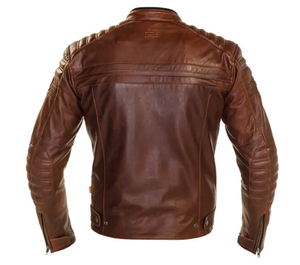 แจ็กเก็ตหนังวัวดีไซน์แฟชั่นสำหรับขี่บนถนนชุดแข่งรถมอเตอร์ไซค์ - Product Image 2