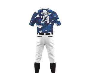 Uniforme de béisbol de nuevo estilo de tarifa barata, Venta caliente, ropa deportiva totalmente personalizada, uniforme de béisbol de tendencia superior con medias mangas - Product Image 3