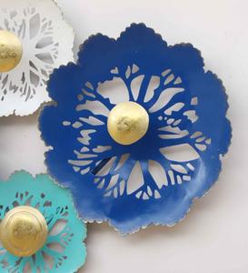 Décoration murale Présentoir de fleurs en métal de luxe Art mural Lobby Cadre en fer forgé Art floral suspendu Décoration murale - Product Image 5