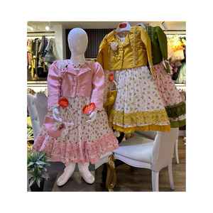 Vestido de diseño elegante con estampado para niña, vestido de diseño impreso con bolso, nuevos vestidos elegantes - Product Image 1