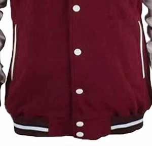 Chaqueta Universitaria Personalizada con Logotipo Bordado y Sublimado, Chaqueta de Béisbol para Hombre - Product Image 3