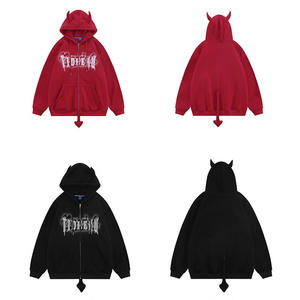 Sudadera con Capucha de Algodón Grueso de 450 g/m² para Hombre y Mujer, Sudadera Extra Grande de Estilo Urbano, Sudadera Lisa Gruesa Personalizada - Product Image 2