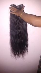 Paquetes de cabello humano indio crudo 100% extensión de cabello humano, extensión de cabello natural Remy, vendedores de cabello indio sin procesar - Product Image 6