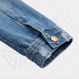 Meilleures nouvelles tendances en matière de vestes en jean pour hommes, taille plus, design personnalisé, imprimées, hiver, devant élégant, respirantes, vente en gros - Product Image 6